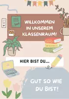 Vorschau - Poster - Klassenraum organisieren (Türschild Willkommensgruß) - Seite 2