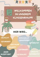 Vorschau - Poster - Klassenraum organisieren (Türschild Willkommensgruß) - Seite 3