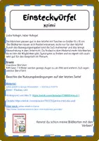 Vorschau - Spiele - Bildkarten Würfel mit Taschen Krimi Detektivgeschichte - Seite 1