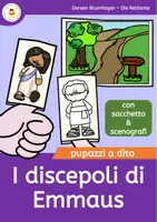 anteprima - Materiale per pittura e bricolage - I discepoli di Emmaus - Pupazzi a dito delle storie bibliche - Pagina di copertina