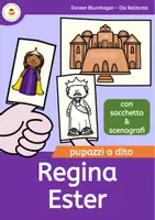 anteprima - Materiale per pittura e bricolage - Regina Ester - Pupazzi a dito delle storie bibliche - Pagina di copertina