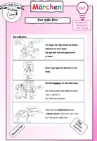 Vorschau - Arbeitsblätter - DAZ Märchen Klassenarbeit (ohne EWH) - Deckblatt