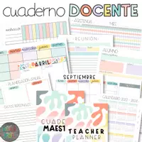 Vista previa - Para docentes: organización, planificación y formación - CUADERNO DOCENTE + AGENDA SEMANA VISTA - Portada
