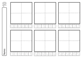 Vorschau - Arbeitsblätter - Puzzle Zahlen bis 10 - Seite 2