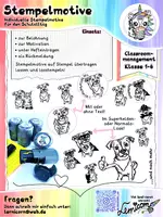 Vorschau - selbst erstellte Cliparts/Grafiken - Stempel- Belohnungsstempel Classroommanagement - Deckblatt