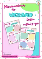 Vista previa - Hojas de trabajo - FICHA MIS VACACIONES DE VERANO - Portada