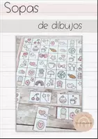 Vista previa - Tarjetas / Manipulativos - Sopas de dibujos - Portada