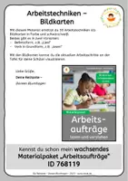 Vorschau - Bildkarten - Arbeitsanweisungen - Bildkarten - Tafelkarten - Seite 1