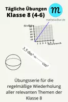 Vorschau - Arbeitsblätter - Übungsstunden/Vertretungsstunden Mathe Kl. 8 RS Nr. 5-7 - Deckblatt