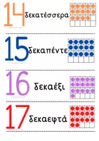 Προεπισκόπηση - Φύλλα εργασίας - Αριθμοί 11-20 Καρτέλες και Φύλλα Εργασίας - Σελίδα 2