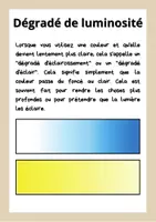 Aperçu - Matériel pour travaux manuels / dessin - Dégradé de luminosité - Enseignement artistique - Page 1
