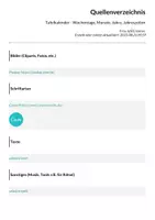 Vorschau - Bildkarten - Tafelkalender - Wochentage, Monate, Jahre, Jahreszeiten - 2 verschiedene Schriftarten! - Seite 1