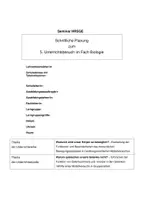 Vorschau - Stundenentwürfe - Unterrichtsentwurf Biologie Funktion der Gelenke - Seite 1