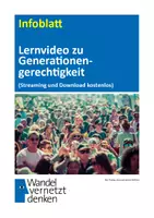 Vorschau - Videos - Lernvideo zu Generationengerechtigkeit (Streaming und Download kostenlos) - Deckblatt