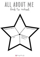 Vista previa - Manualidades / Dibujos para colorear - All about me - back to school - página 2