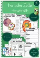 Vorschau - Unterrichtsreihen - Die Zelle I Tierzelle I tierische Zelle I Forscherheft - Deckblatt