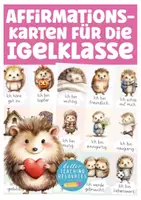 Vorschau - Fördermaterial/Inklusion - Igelklasse Affirmationskarten Klassentier Igel - Deckblatt