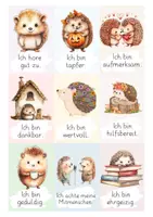 Vorschau - Fördermaterial/Inklusion - Igelklasse Affirmationskarten Klassentier Igel - Seite 2