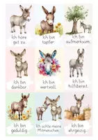 Vorschau - Fördermaterial/Inklusion - Eselklasse Affirmationskarten Klassentier Esel kostenlos - Seite 2