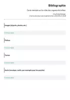 Aperçu - Cartes d'exercices - Carte mentale sur les rôles des organes de la fleur - Page 1