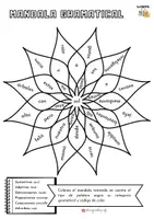 Vista previa - Manualidades / Dibujos para colorear - Mandalas gramaticales - análisis morfológico - página 2