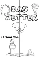 Vorschau - Arbeitsblätter - Lapbook zum Thema "Wetter" - Wasserkreislauf, Thermometer,... - Seite 1