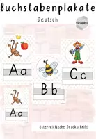 Vorschau - Poster - Buchstabenplakate: Druckschrift - Deckblatt