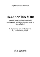 Vorschau - Arbeitsblätter - Rechnen bis 1000 - Seite 1