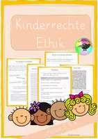 Vorschau - Arbeitsblätter - Kinderrechte Ethik - Deckblatt