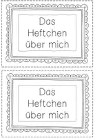 Vorschau - Arbeitsblätter - Heftchen: Das bin ich - Seite 1