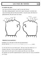 Aperçu - Jeux - Jours semaines et mois de l’année - Page de couverture