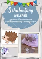 Vorschau - Spiele - Igelspiel Schulanfang Pränumerik Anfangsunterricht - Deckblatt