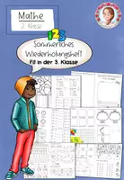 Vorschau - Arbeitsblätter - Fit für Klasse 3 Mathe | Ferienheft Mathe Klasse 2 - Deckblatt