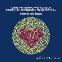 Aperçu - Affichage - Citation Illustrée - St Exupéry - Petits bonheurs - Page de couverture