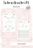Vorschau - Arbeitsblätter - Schreibschrift Materialien - Seite 1