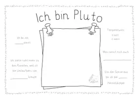 Vorschau - Arbeitsblätter - Sachunterricht - Planetensteckbriefe (blanko) inkl. Pluto - Seite 2