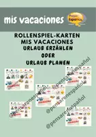 Vorschau - Stundenentwürfe - MIs vacaciones - Spanisch - expresión oral - Rollenspiel - Deckblatt