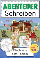 Vorschau - Stundenentwürfe - Flucht aus dem Tempel / Abenteuergeschichte schreiben - Deckblatt
