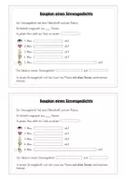 Vorschau - Arbeitsblätter - Sinnesgedicht Bauplan Merkblatt - 3. & 4. Klasse - Seite 3