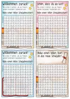 Vorschau - Mal- und Bastelvorlagen - Orakel - Start ins neue Schuljahr / Schuljahresanfang Suchsel - Seite 1