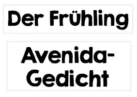 Vorschau - Arbeitsblätter - Avenida-Gedicht Materialpaket - 2. & 3. Klasse - Seite 3