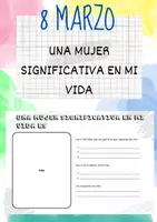 Vista previa - Unidades / Secuencias / Situaciones de Aprendizaje - Actividad 8 Marzo, día internacional de la mujer. Mujeres importantes - Portada