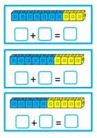 Προεπισκόπηση - Flashcards - Interlocking Cubes Number Bonds to Ten (Addition, Subtraction) - Σελίδα 2