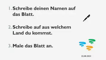 Vorschau - Arbeitsblätter - Namensschild DaZ - Classroom Phrases - Anfangsunterricht - Seite 3