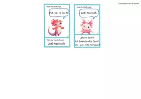 Vorschau - Spiele - Axolotl Lesespiel Ich habe ... Wer hat ...? - Seite 3
