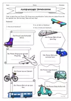 Vorschau - Arbeitsblätter - Autogrammjagd Spiel Bingo Verkehrsmittel DaF DaZ ab A1 - Seite 1