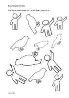 Vorschau - Mal- und Bastelvorlagen - Buchstaben lernen - Figur-Grund-Wahrnehmung - Visuelle Differenzierung - Deckblatt