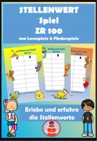 Vorschau - Stundenentwürfe - Orientierung im Zahlenraum 100 - Materialpaket - Deckblatt