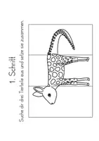 Vorschau - Arbeitsblätter - Kunstprojekt: Tiere - voll verdreht - Seite 1