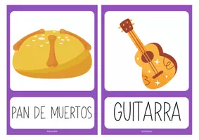 Vista previa - Tarjetas / Manipulativos - TARJETAS DÍA DE LOS MUERTOS - página 2